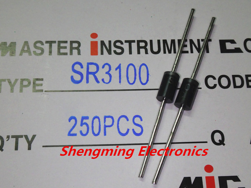 20PCS SR3100 100V 3A Schottky Diode