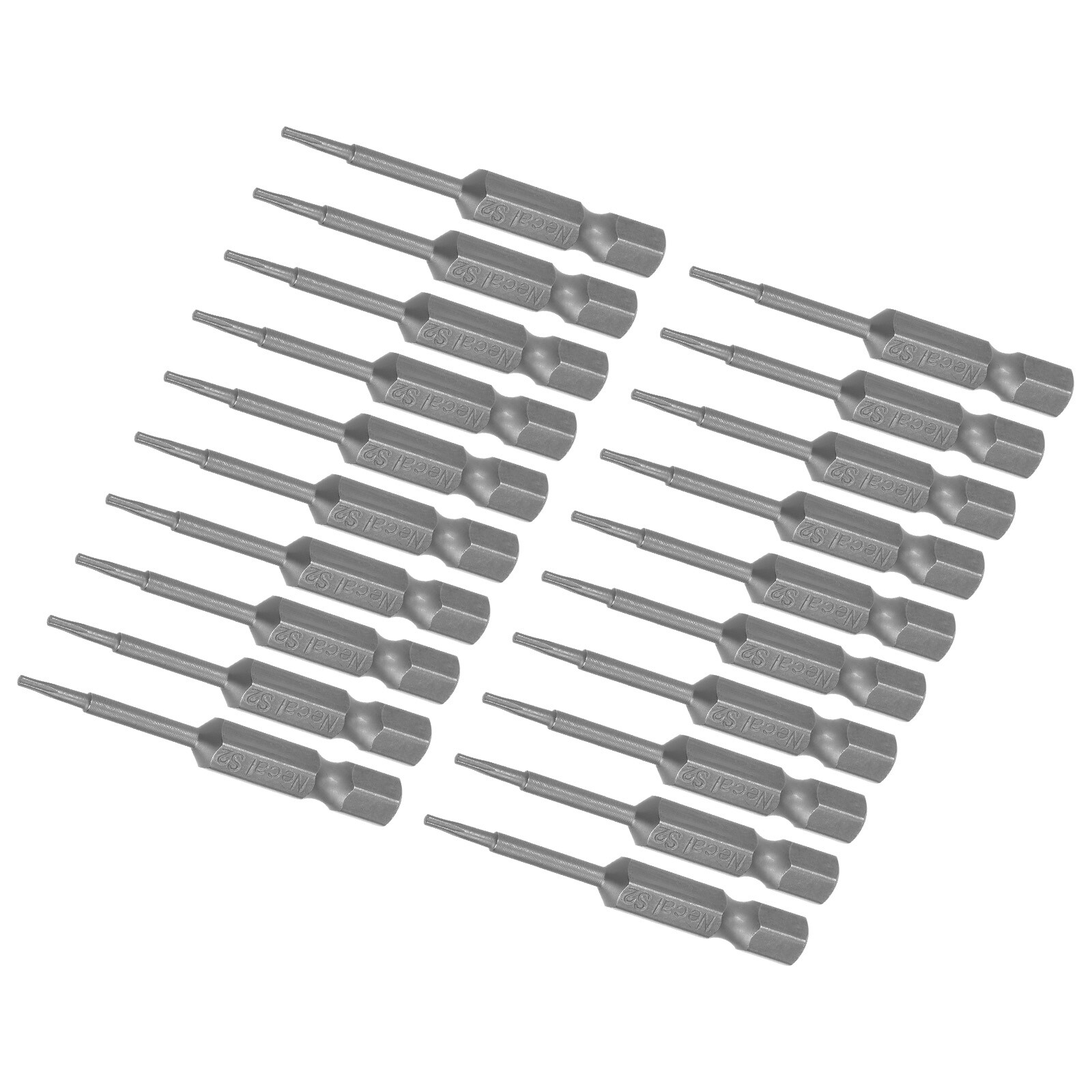 20pcs Torx Screwdriver Bit 2 Inch x H1/4 x T5 Magnetic for Power Tool Use
