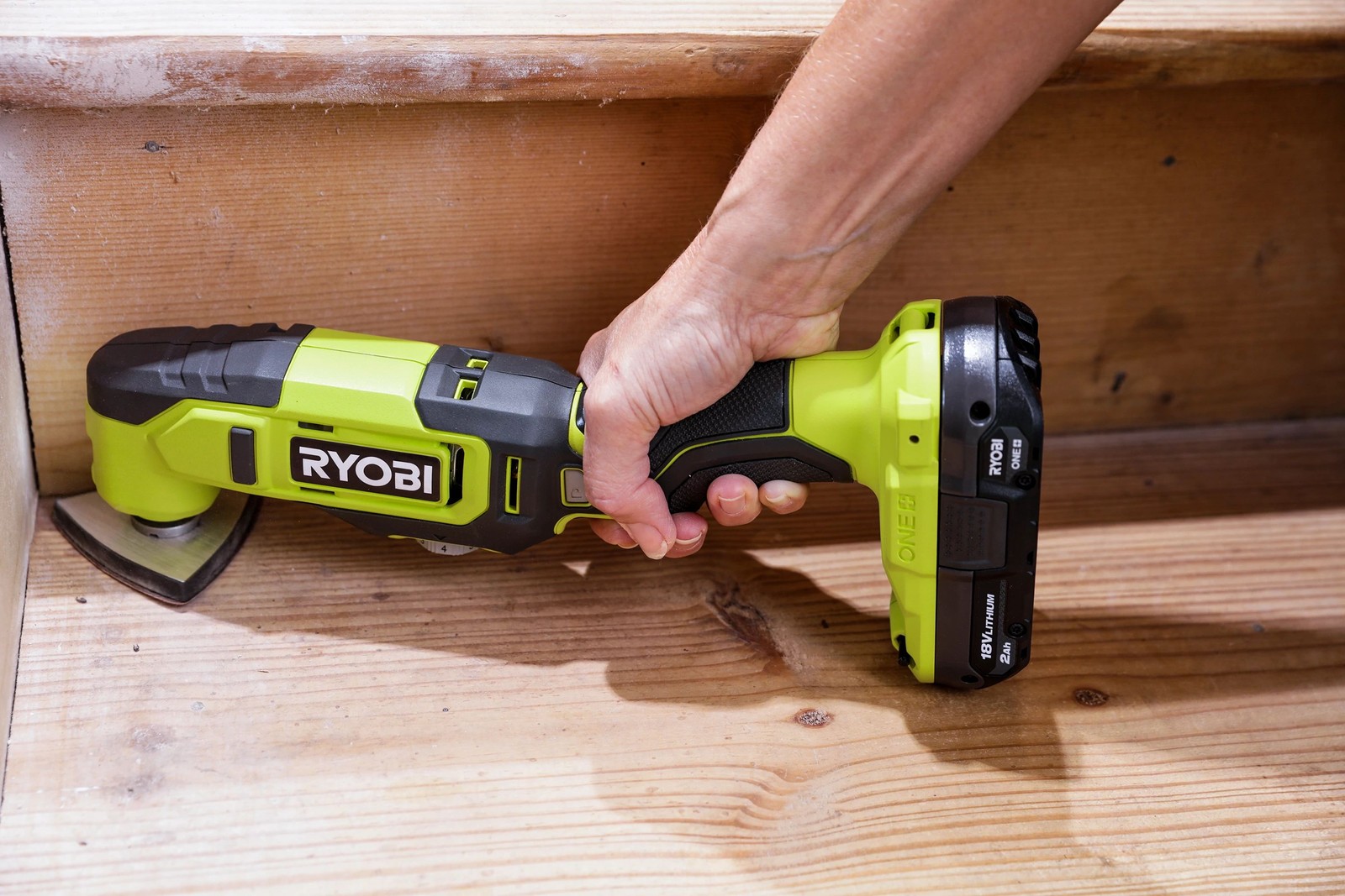 RYOBI 18V Cordless Multi-Tool Kit with 2.0 Ah Battery and Charger
