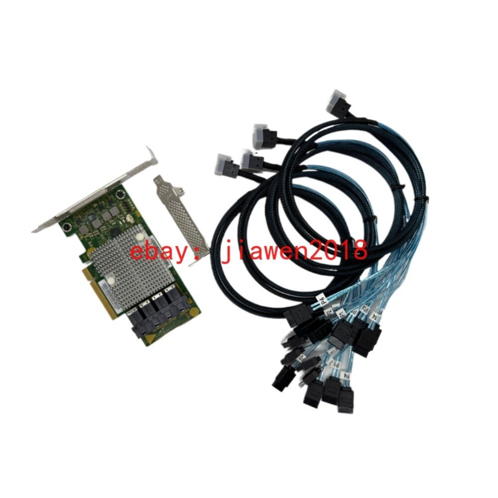 9305-16i LSI SAS3216 12G HBA IT mode ZFS TrueNAS Unraid +4*SFF-8643 SATA US