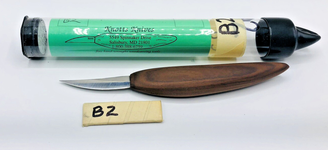 KNOTTS KNIVES WOOD CARVING KNIFE WOODCARVING ORIGINAL rare whittling bird decoy