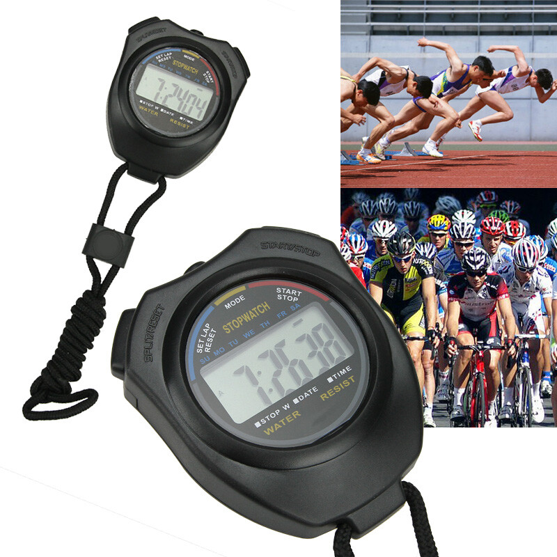 Digital Sport Stopwatch Timer Electronic Digital Countdown Timer and Stopwatch