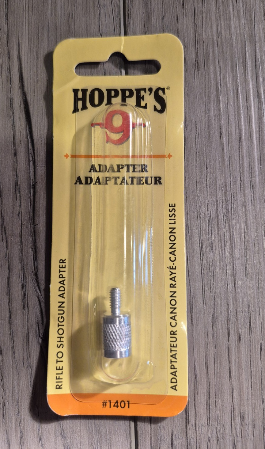 Hoppes Gun Cleaning Rod Adapter Rifle to Shotgun NEW