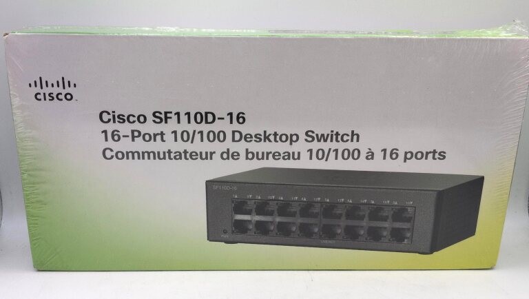 CISCO SF110D-16 16 Port Ethernet Desktop Switch | New Box