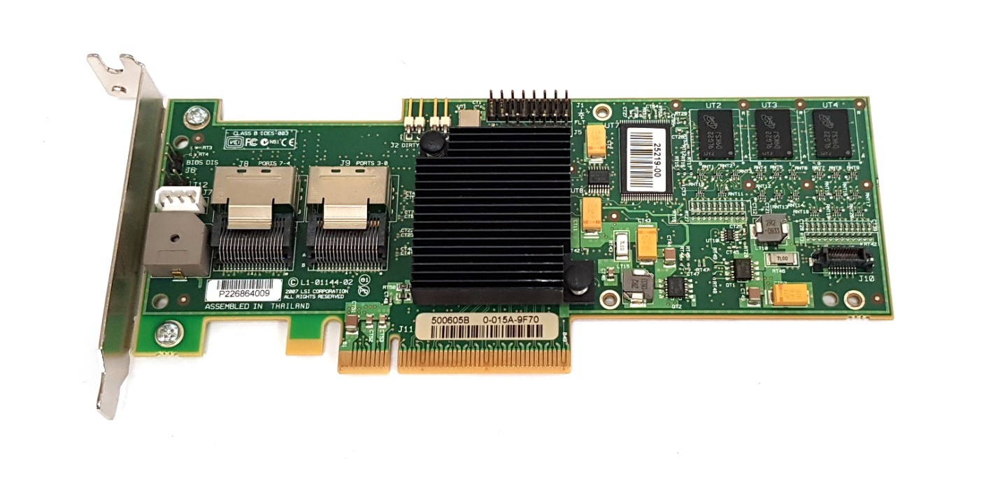 LSI L3-01144-10A PCI Express Controller RAID Card Low Profile L1-01144-02