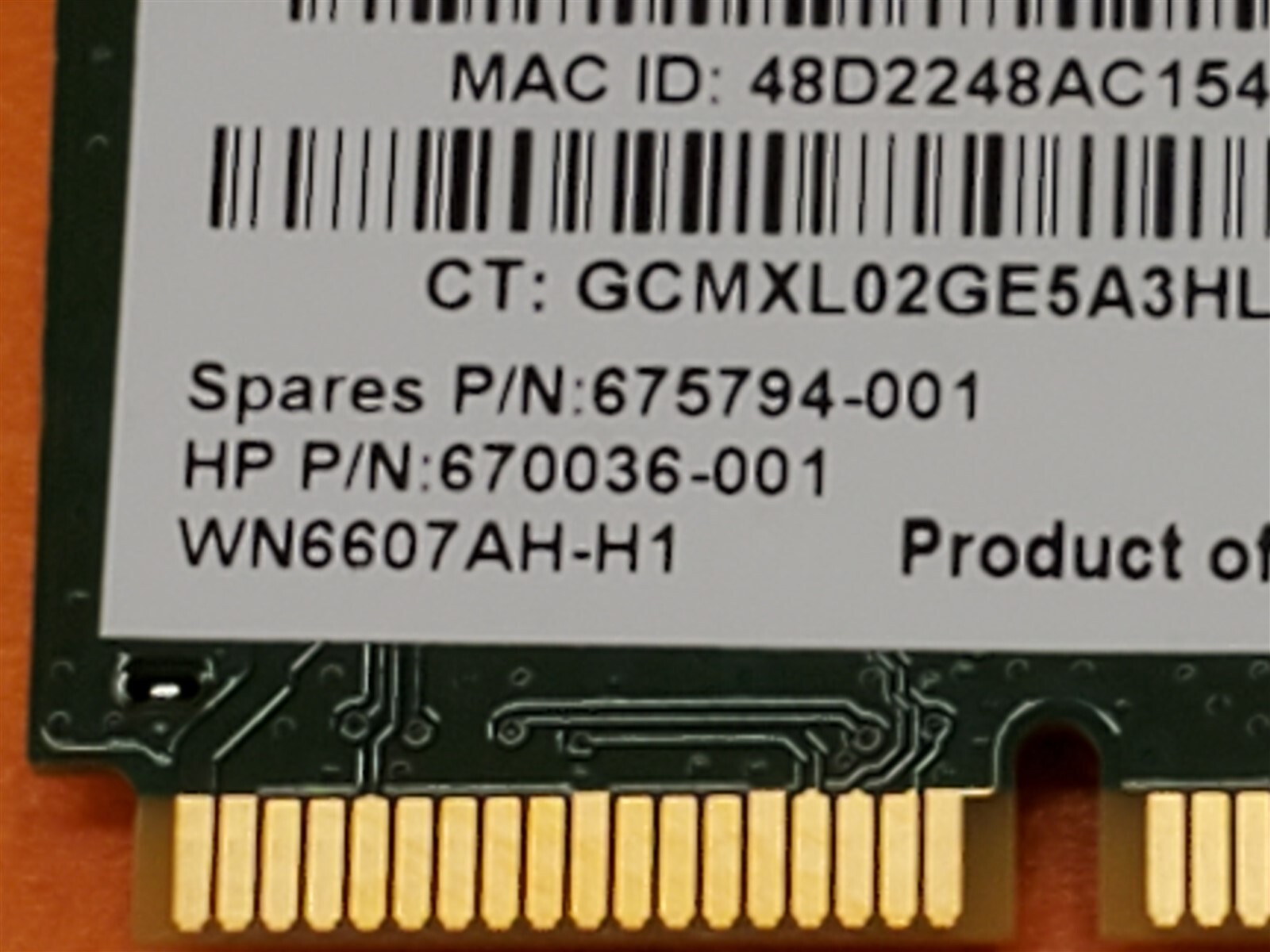 ⭐️⭐️⭐️⭐️⭐️ Desktop Wifi Wireless Card Module 675794-001