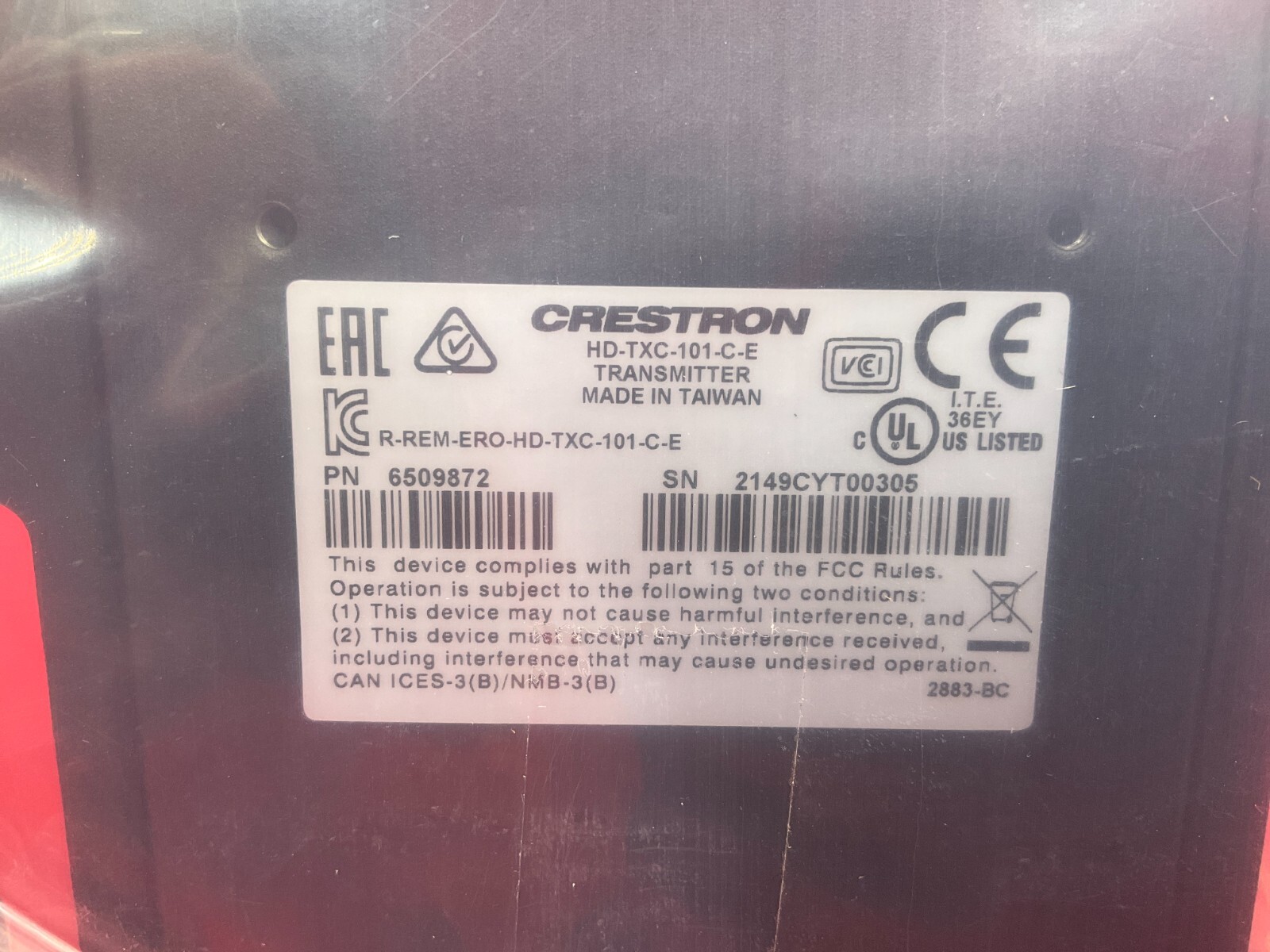 Crestron DM Lite HDMI Transmitter HD-TXC-101-C-E ✅ ❤️ ✅ ❤️ NEW! SEALED!