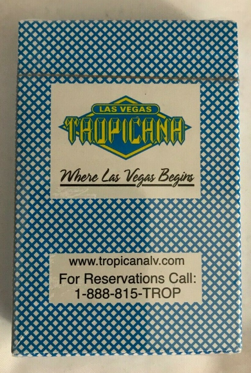Tropicana Casino Las Vegas Playing Cards Poker Promotional Deck