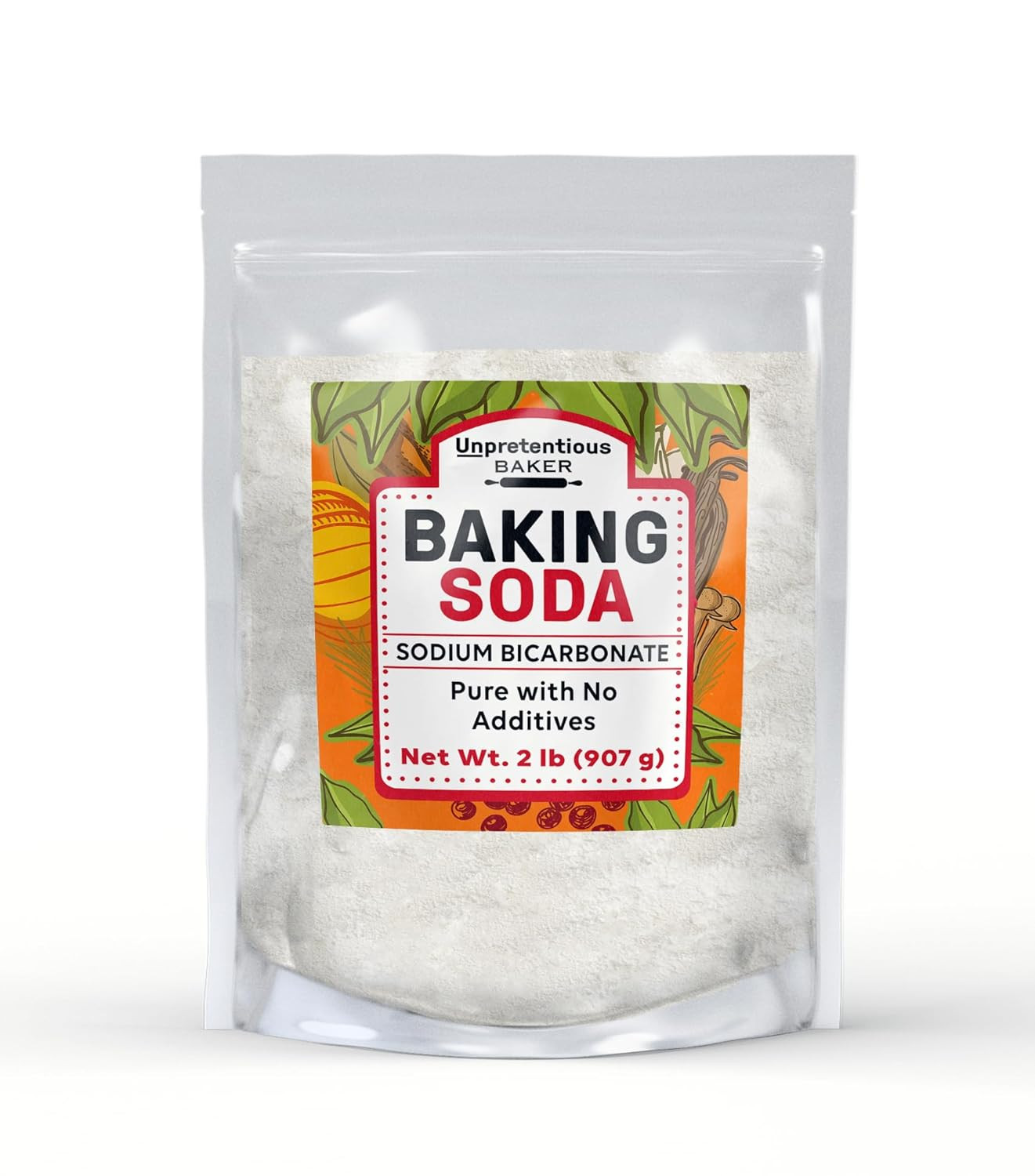 Baking Soda (2 Lb) Gluten-Free, Baking & Cooking, Leavening Agent, Pure Sodium B