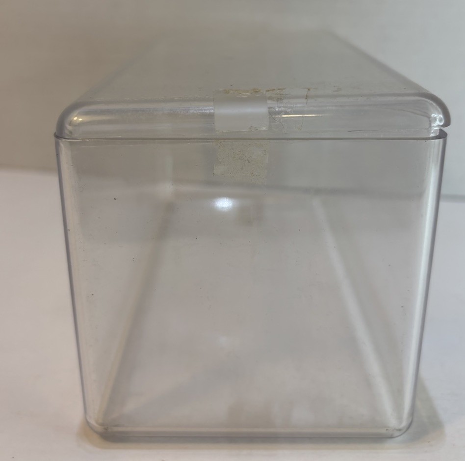 Clear Plastic Toy Beanie Babies Display Case 7.5x4x4
