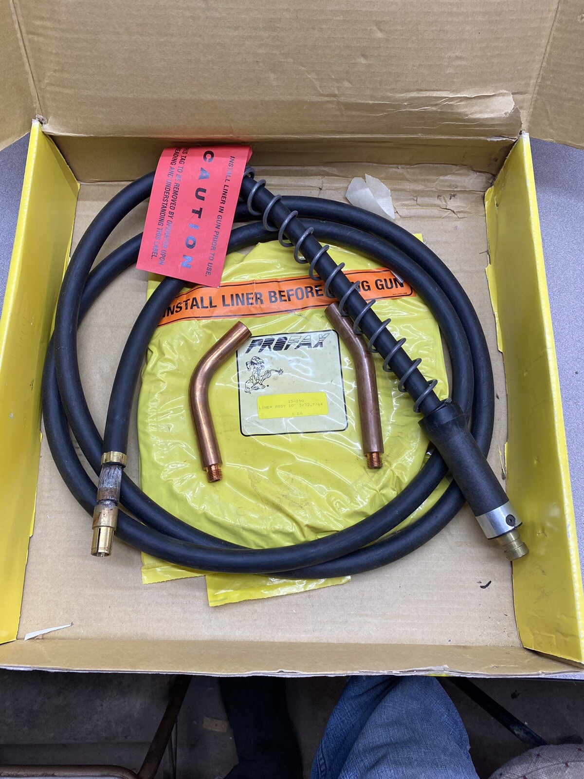 15-410 Cable Assembly 10FT 1150 Gun Lincoln Ready , Profax PX 15-410