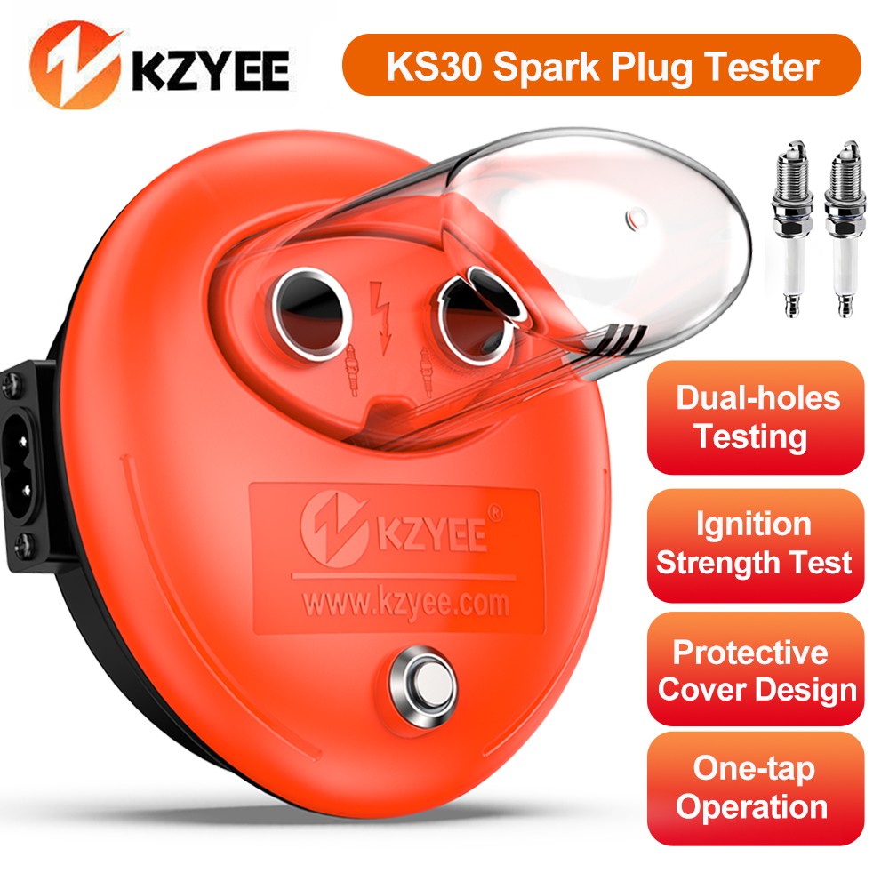 KZYEE KS30 Spark Plug Tester 120V Car Ignition System Tester Diagnostic