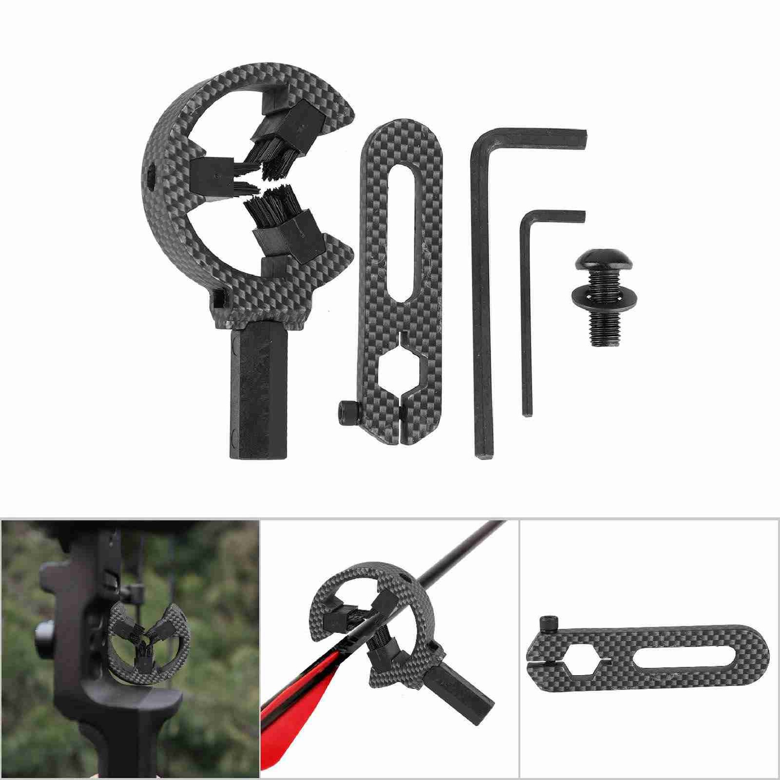 2 Types Universal Camouflage Brush Rest Compound Bow Recurve Bow Archery