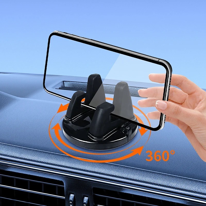 360° Rotatable Car Phone Holder Universal Non-Slip Dashboard GPS Mount Bracket