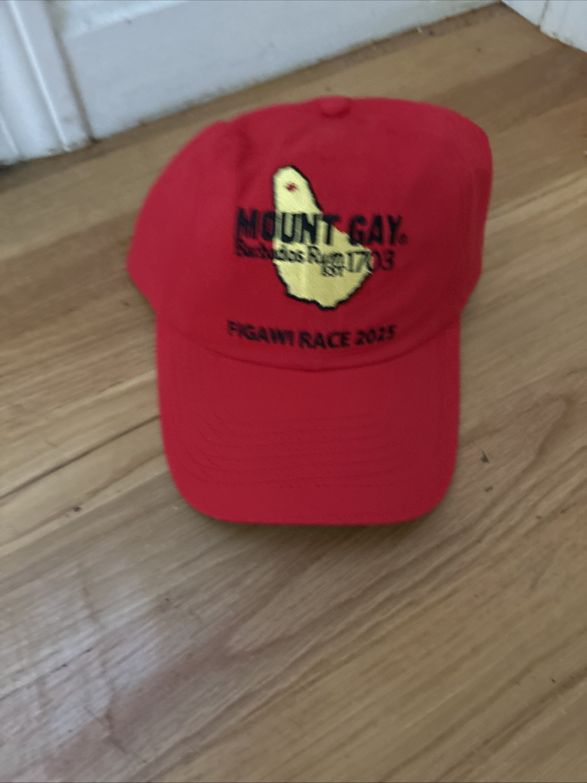 **Item:** Official Mount Gay Rum 1703 Figawi Race Hat (2025 Edition) **Condition