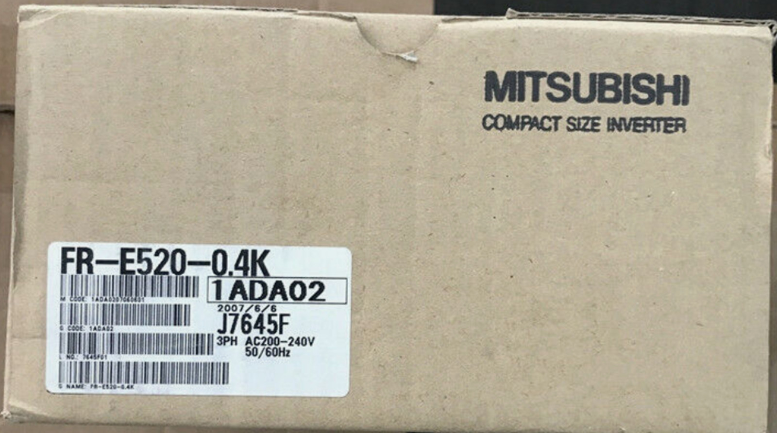 NEW MITSUBISHI FR-E520-0.4K E500 Series Inverter 220V / 0.4KW