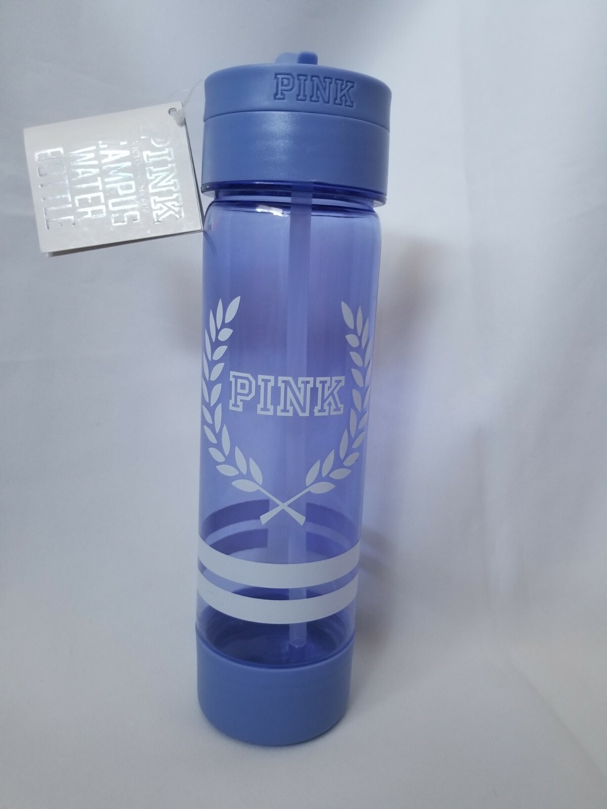 New Victoria's Secret PINK Slim Campus Water Bottle Secret Compartment Rare Gift