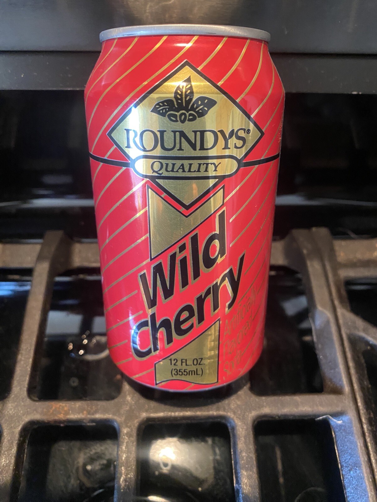 ROUNDY’S WILD CHERRY 🍒 SODA 🥤 Can 🥤ELUSIVE STYLE WILD CHERRY 🍒