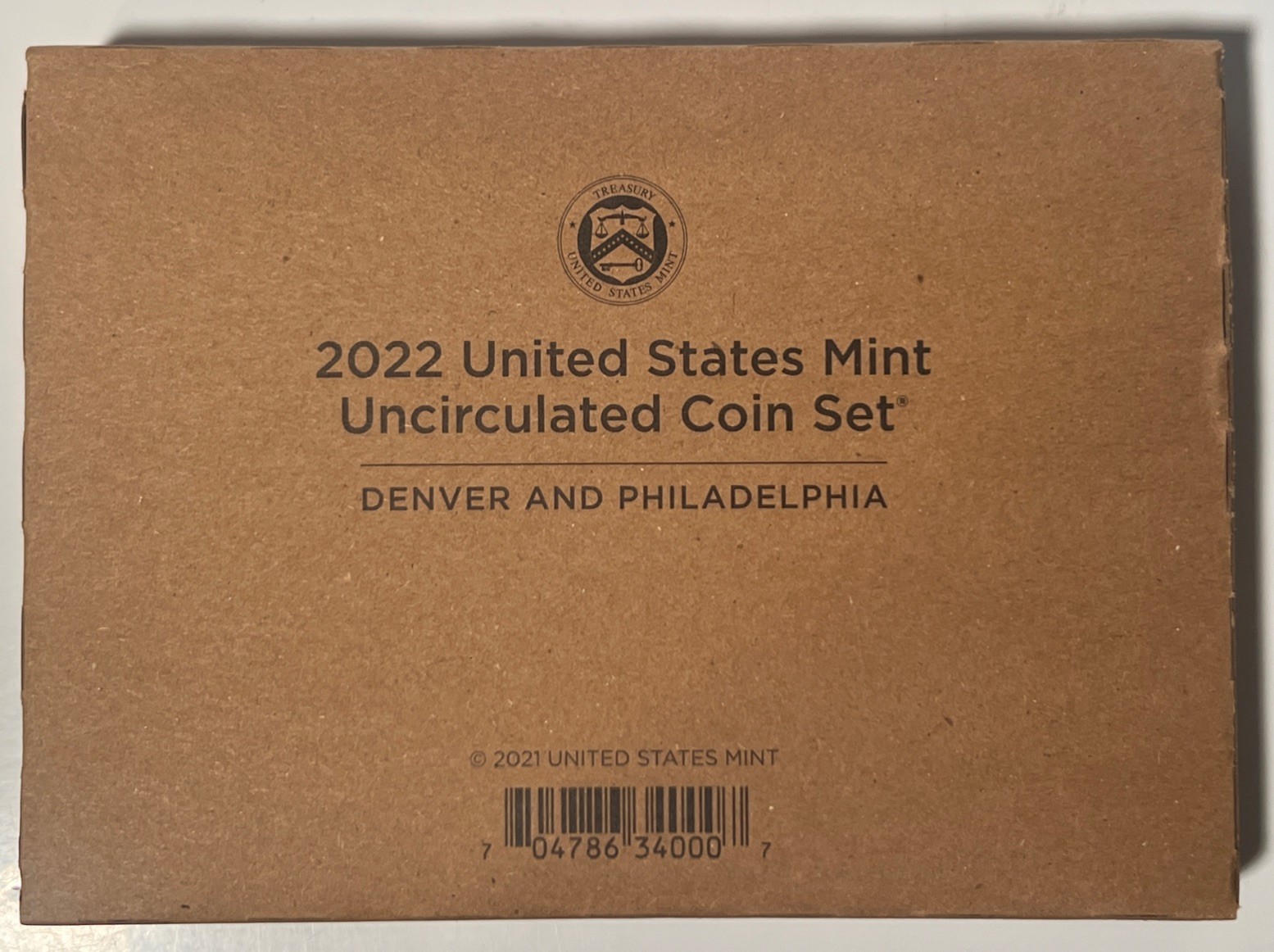 2022 United States Mint Uncirculated Coin Set Denver & Philadelphia Sealed