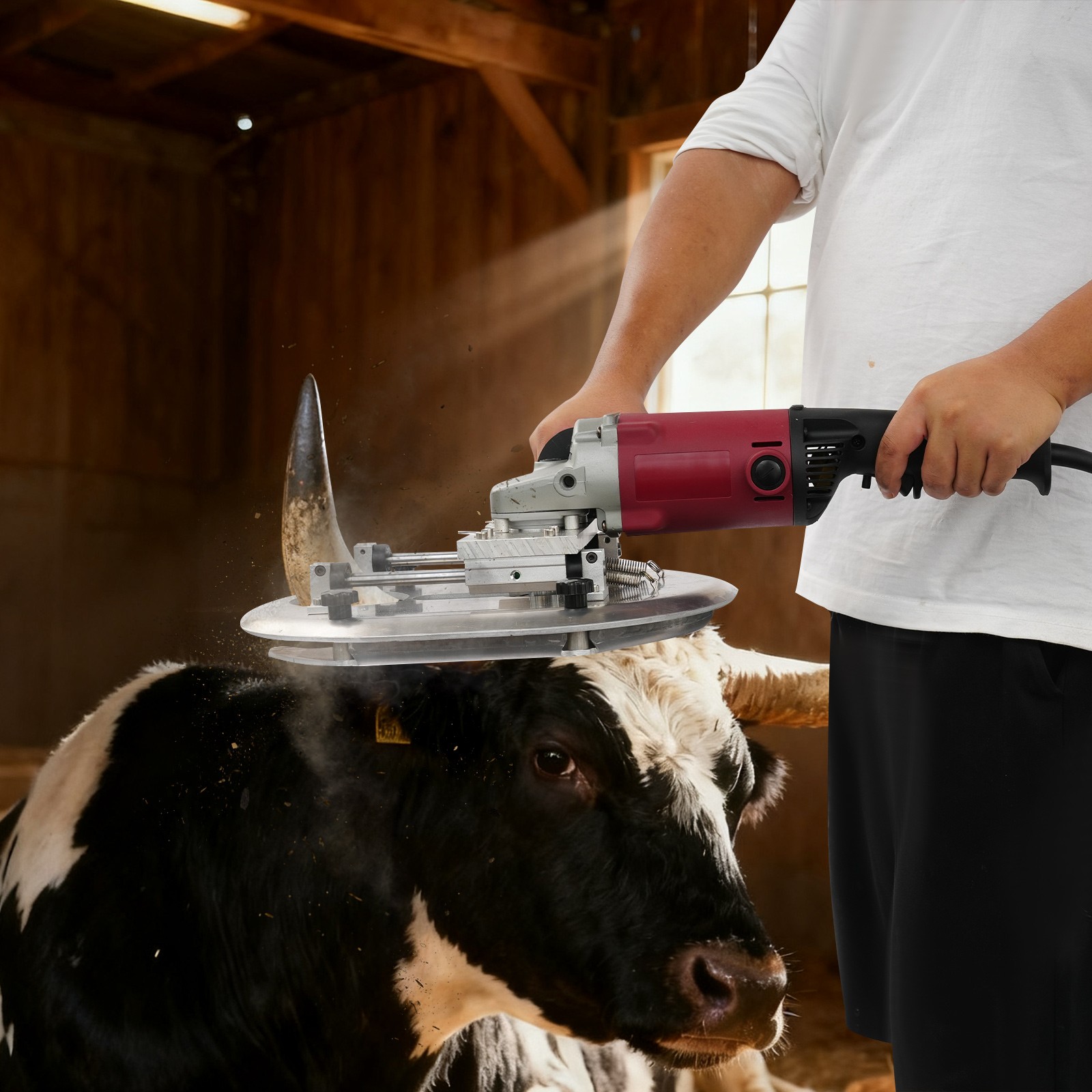 Electric Cattle Dehorner Cow Horn Remover Portable Electric Horn Cutting Machine