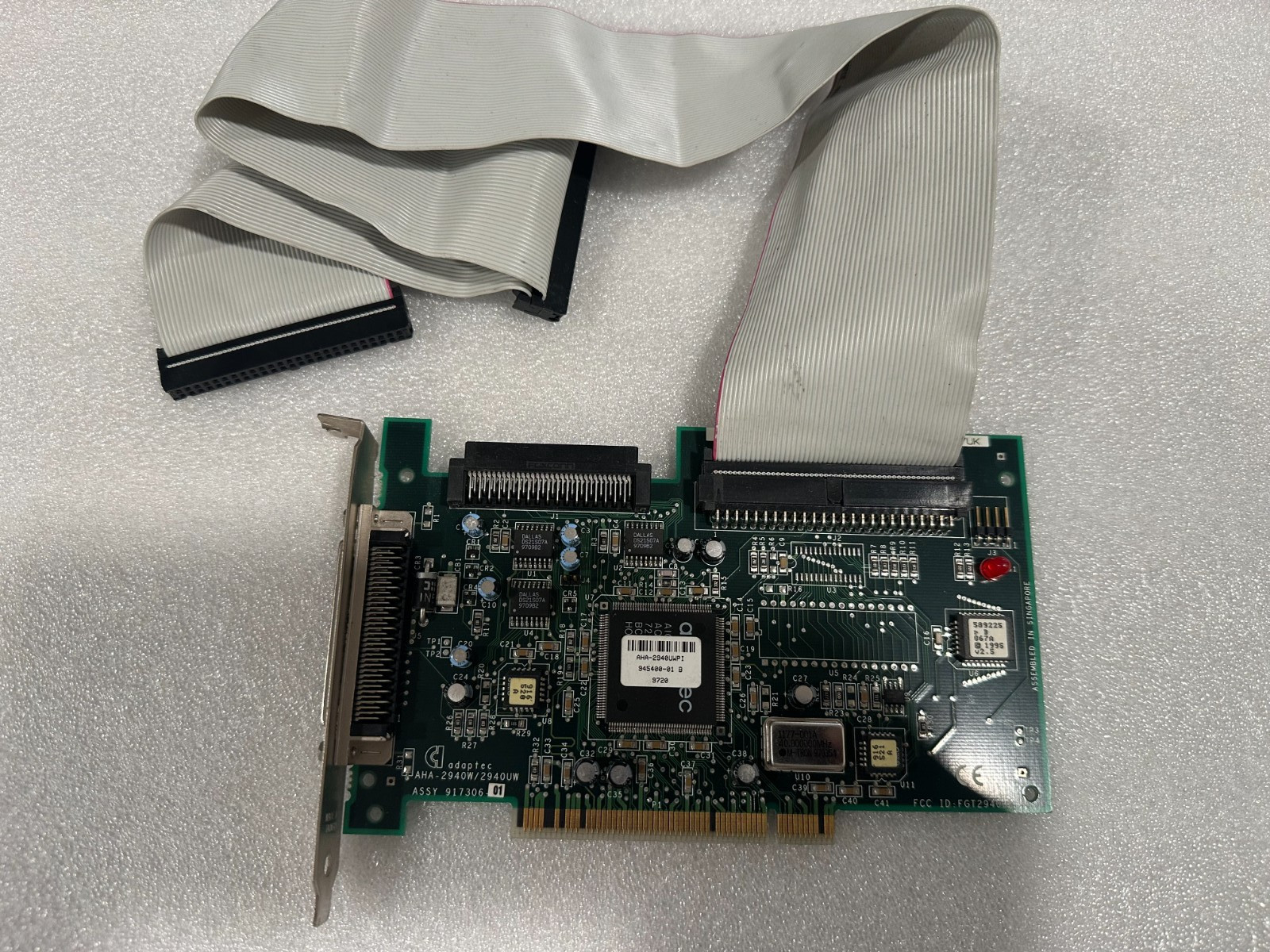 ADAPTEC AHA-2940UW ULTRA WIDE SCSI CONTROLLER PCI ADAPTER CARD 68 & 50 PIN 2940W