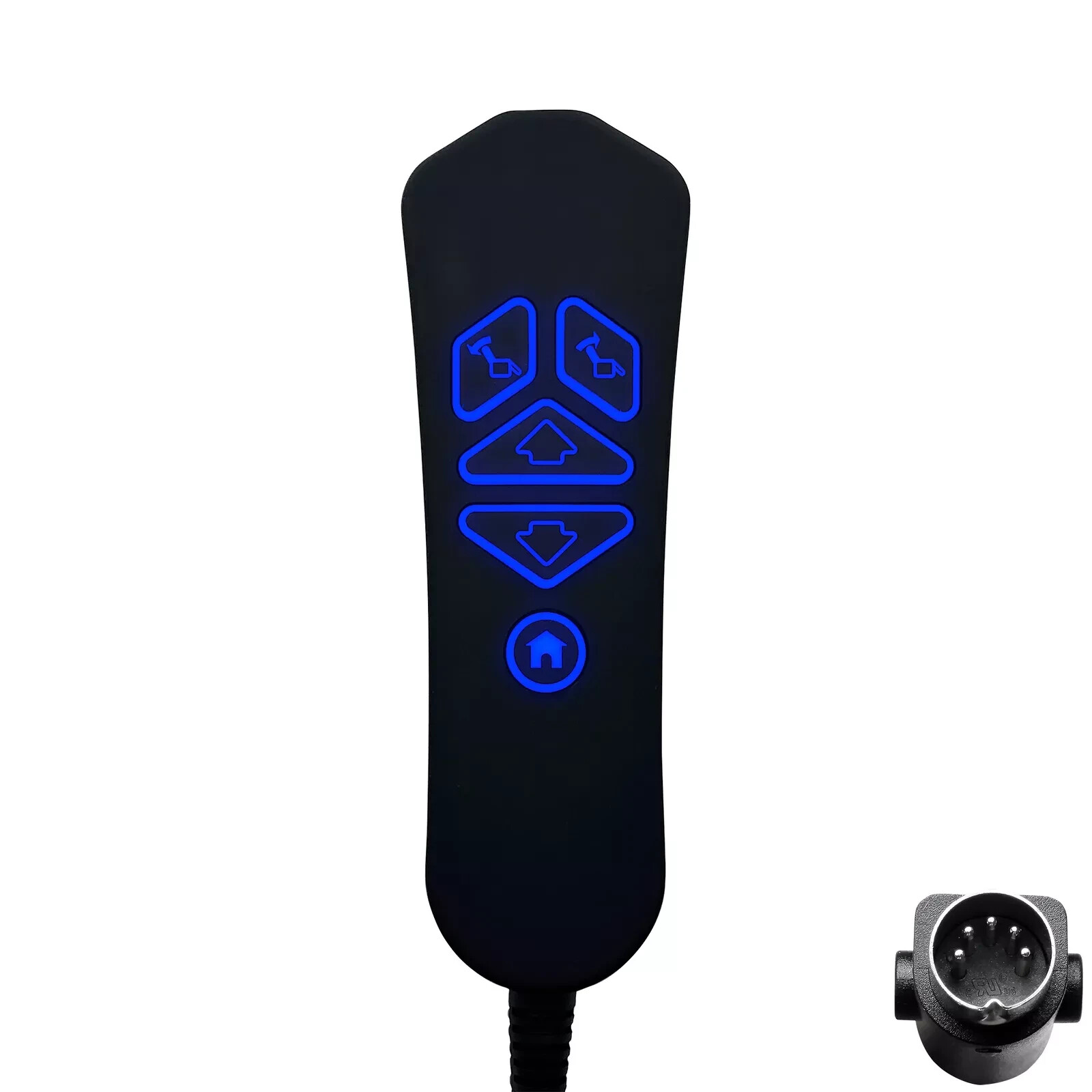 Power Recliner 5 Button 5 Pin Remote Control with Home Button and USB A C Ports