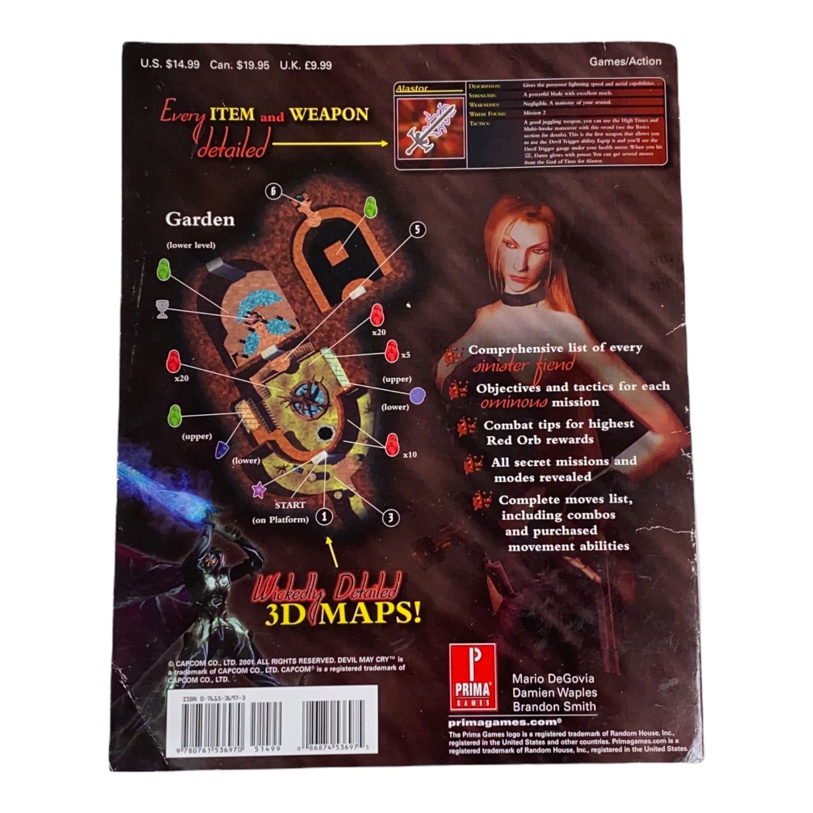 Devil May Cry - Prima's Official Strategy Guide - incl. Final Battle & Secrets