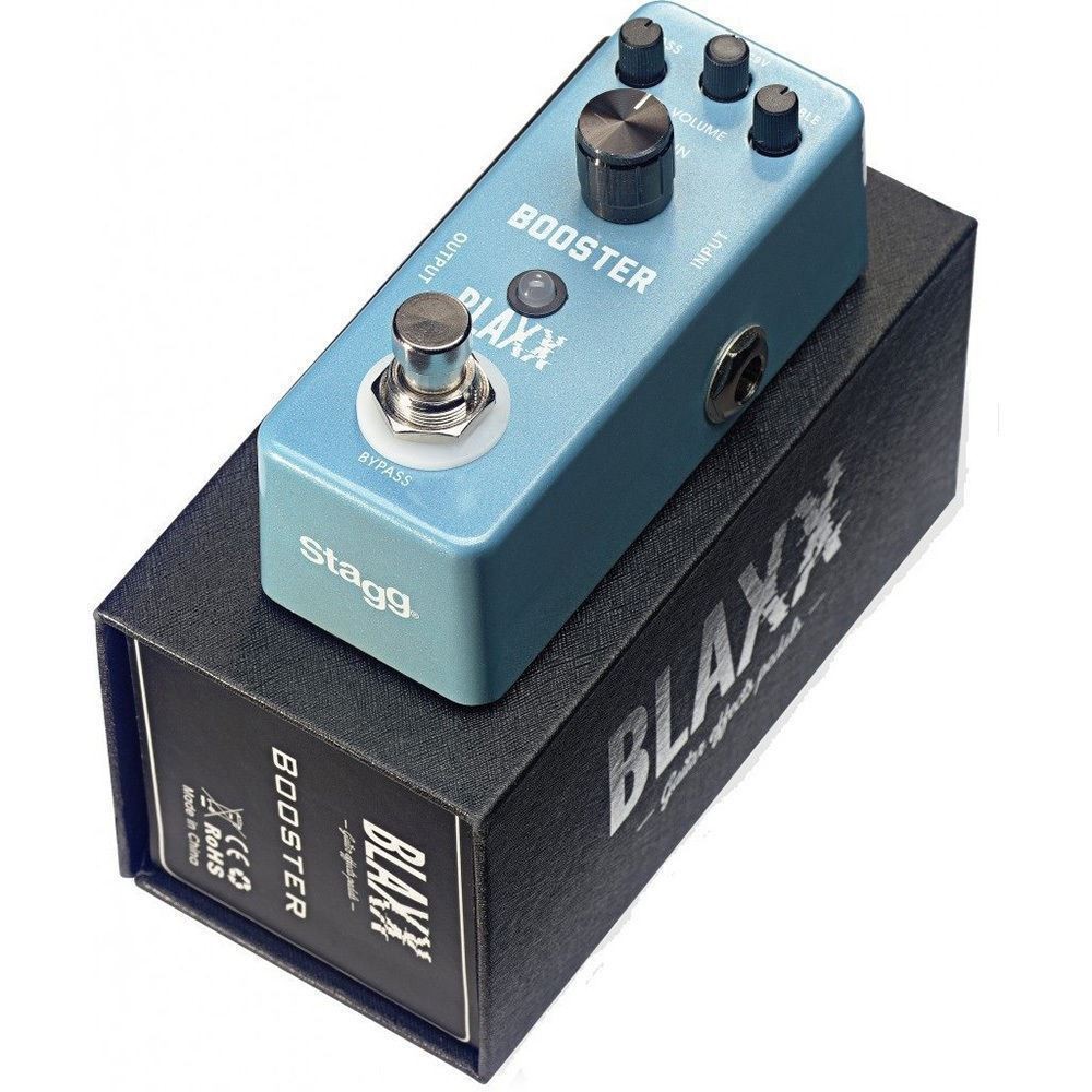 Blaxx by Stagg Model BX-BOOST Electric Guitar Boost Effect Pedal