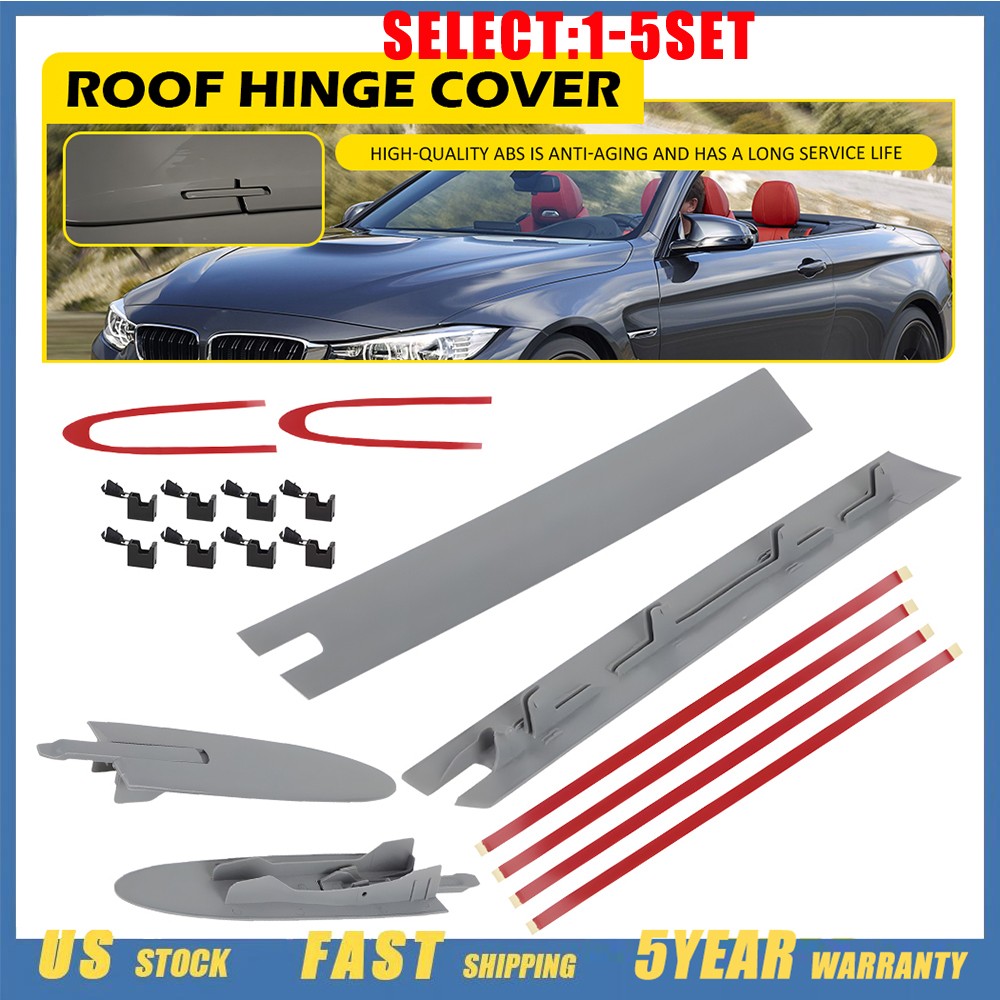 Hinge Cover Convertible Roof Trim Left Right For BMW M4 M3 335i E93 F33 4-20X