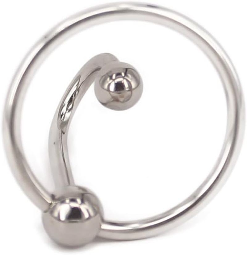 Stainless Rings with Urethral Sounds Ball