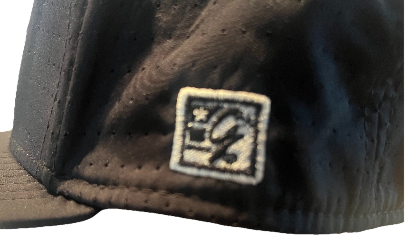 The Game Pro Fitted Six Panel Perforated Baseball Cap, Small, Style GP511