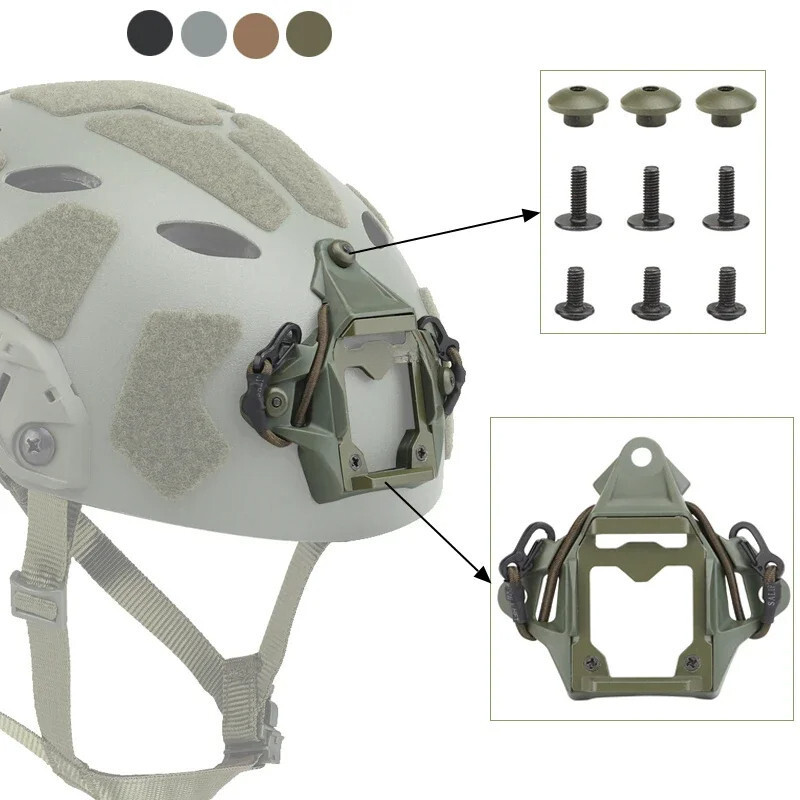 Tactical Helmet NVG Camera Mount Base Steel Molle Bracket"