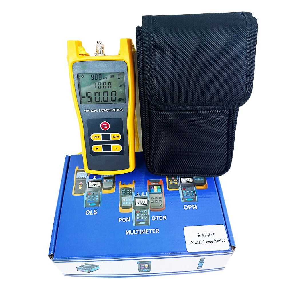 Handheld Optical Power Meter Tester Fiber Optical Power Meter Range -70~+3dBm