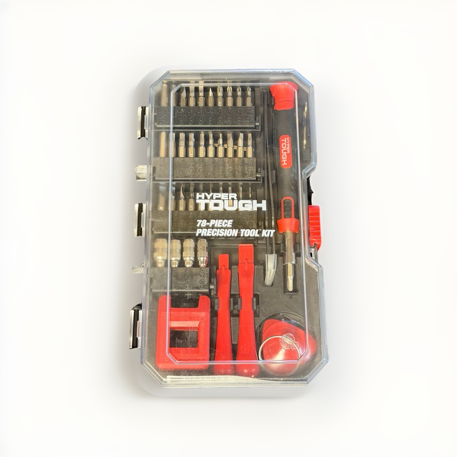 78-Piece HYPER TOUGH Precision Electronics Repair Tool Kit Laptops Smartphones