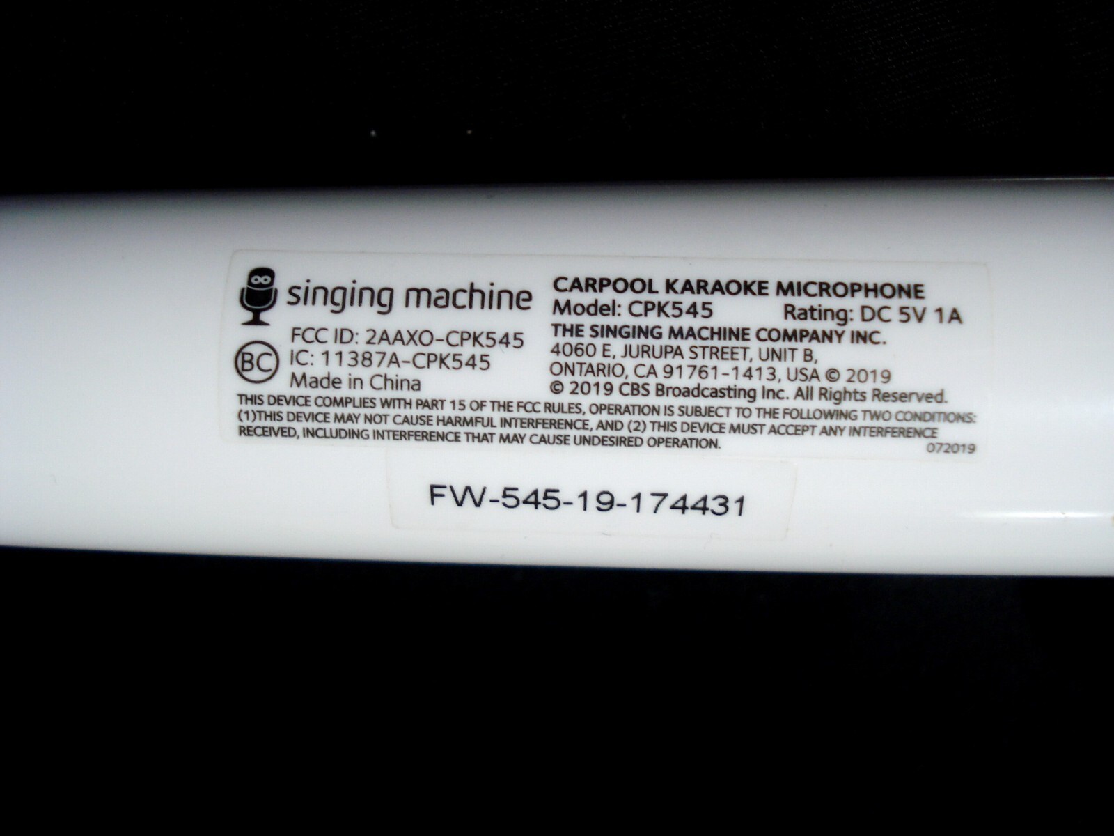 CARPOOL KARAOKE BLUETOOTH MICROPHONE SINGING MACHINE
