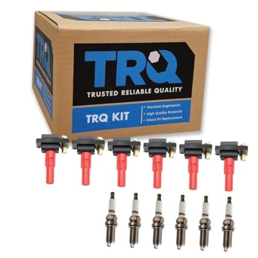 Ignition Coil & Spark Plug Kit Iridium 12 Piece Compatible with 2010-2019