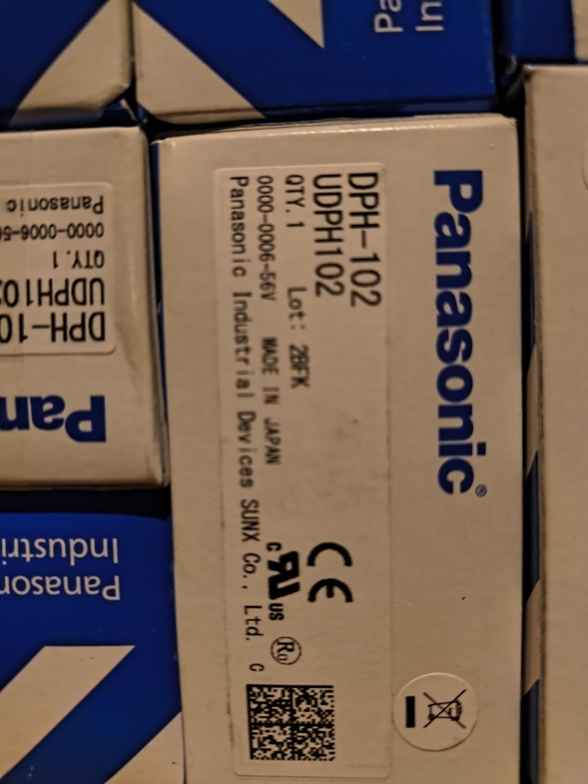 NEW Panasonic DP-102 ONE Pressure Sensor UDPH102 Brand New