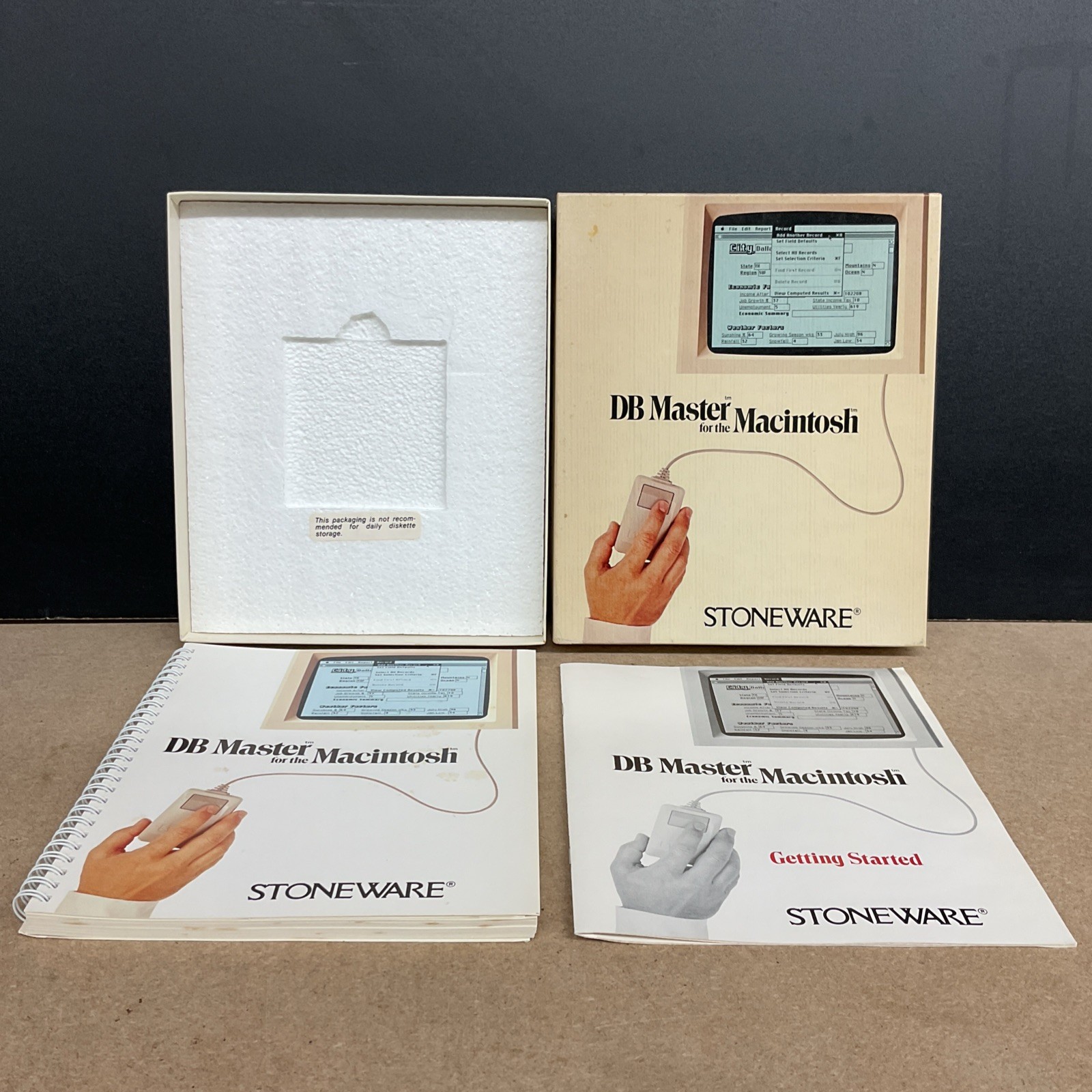 Vintage Stoneware DB Master For The Apple Macintosh - No Disk