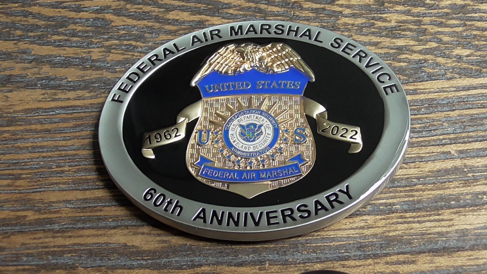 FAMS Federal Air Marshal Sky Marshal Program 60th Anniversary Challenge Coin #49