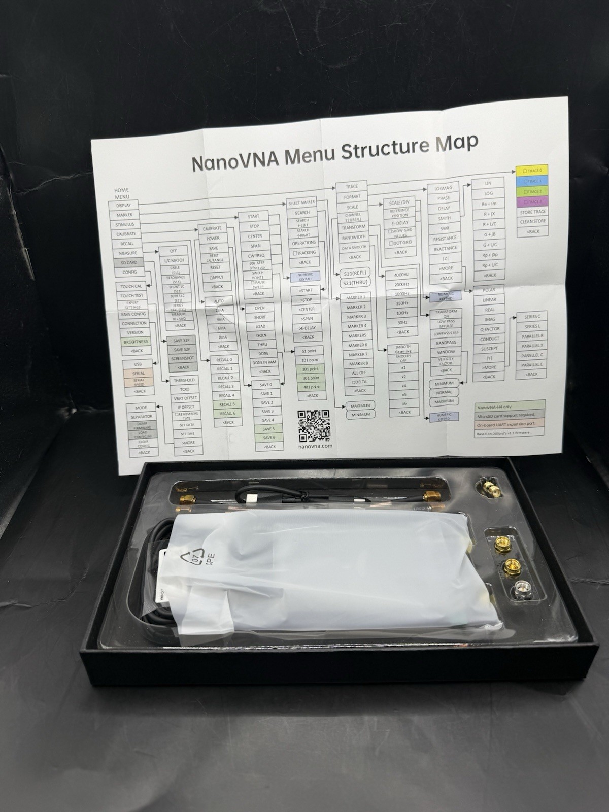NanoVNA-H 4 Handheld Vector Network Analyzer