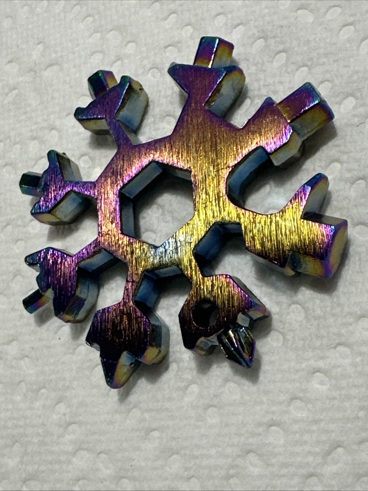 2x Snowflake Multi Tool metalic - stocking filler - fun gift