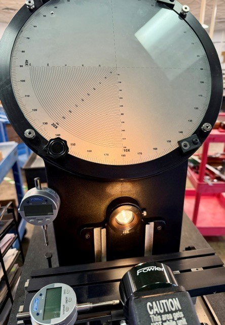 FOWLER 53-900-000 12" Optical Comparator Excellent Condition, Everything Works