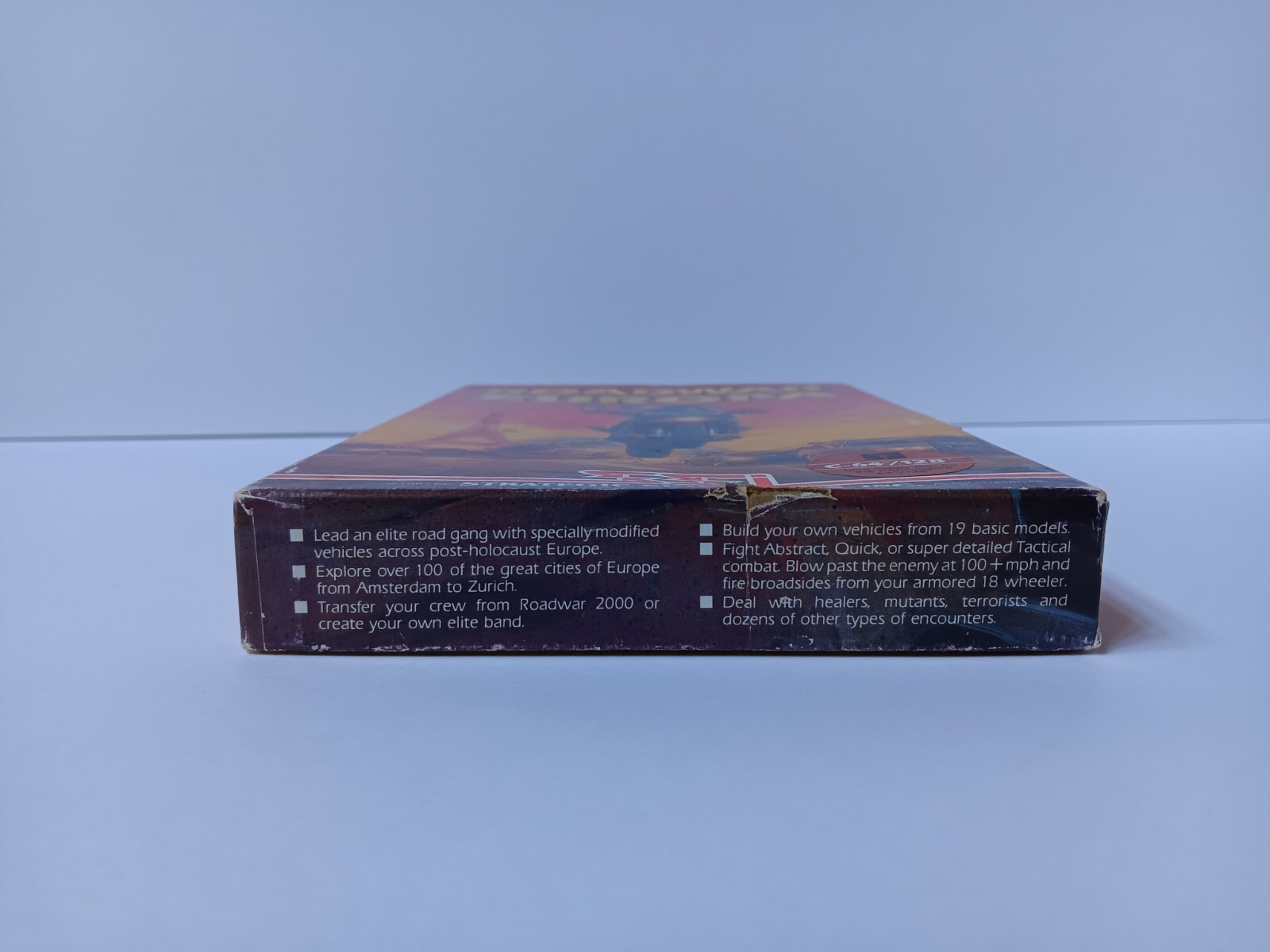 Commodore 64/128 Roadwar Europa Computer Game Software Tested/Works