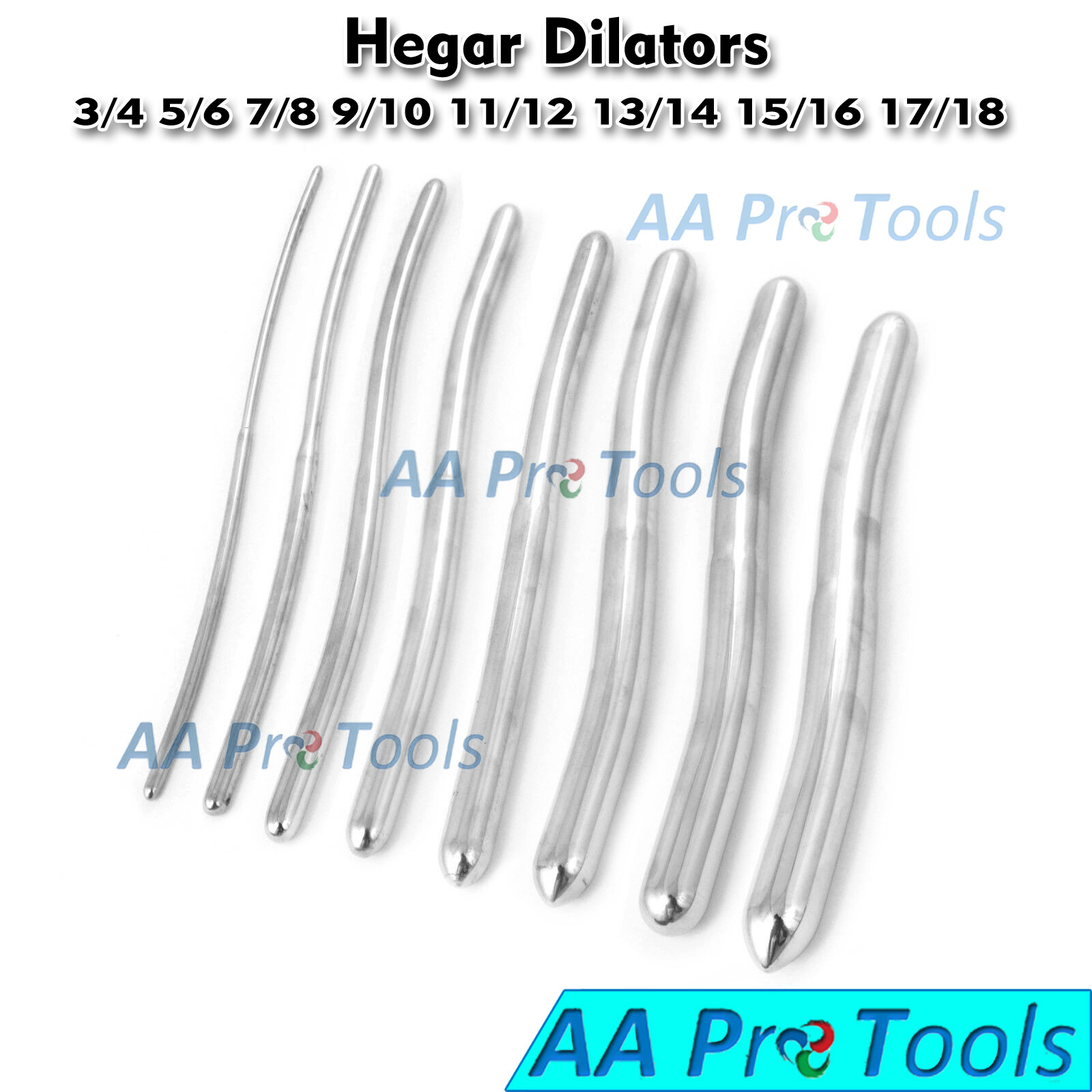 HEGAR UTERINE DILATORS Gynecological Sound (Pick-Up Your Choice)