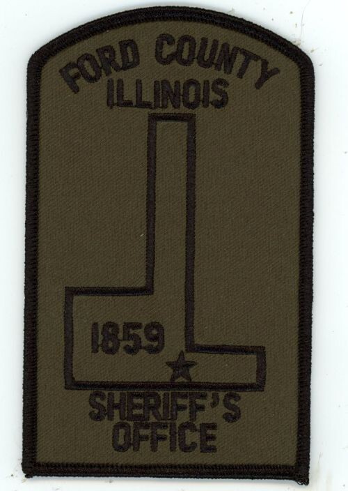 ILLINOIS IL FORD COUNTY SHERIFF SUBDUED SWAT STYLE NICE SHOULDER PATCH POLICE