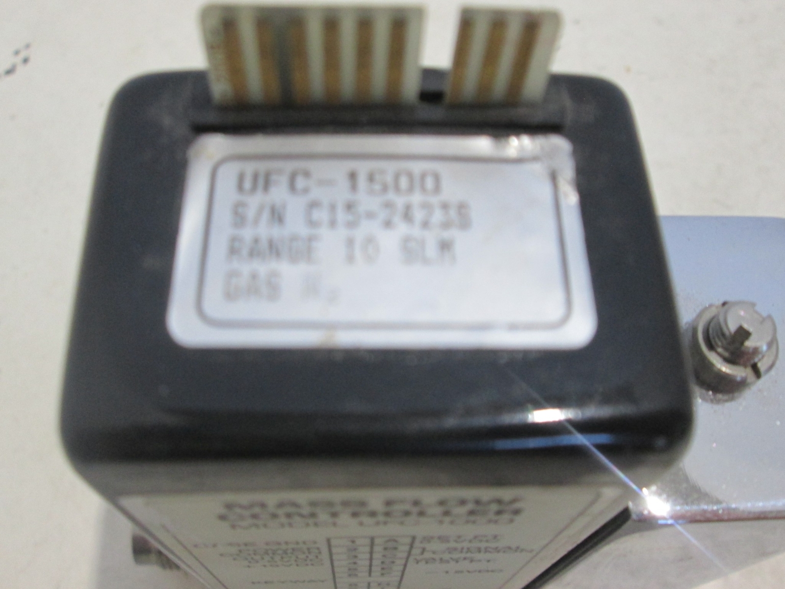 Unit, UFC-1500, Mass Flow Controller, 10 SLM, N2, Used