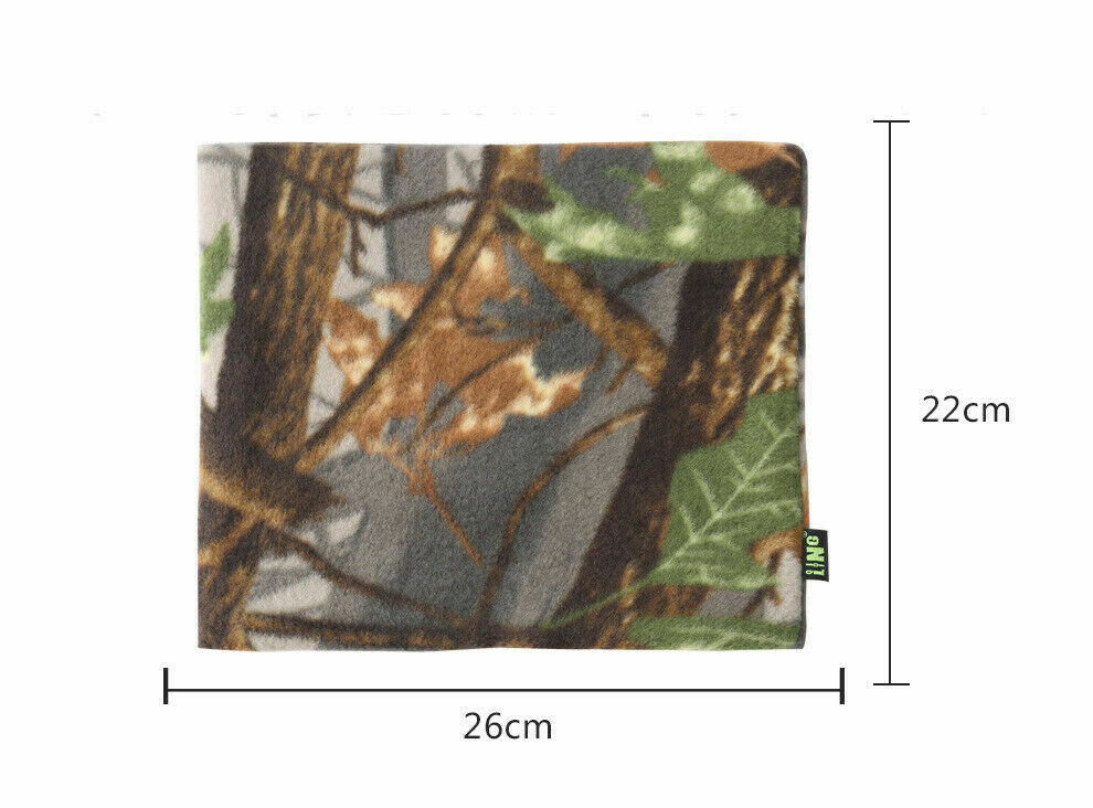 Polar Neck Warmer Gaiter Fleece Ski Face Mask Cover Winter Cold Weather Camo New