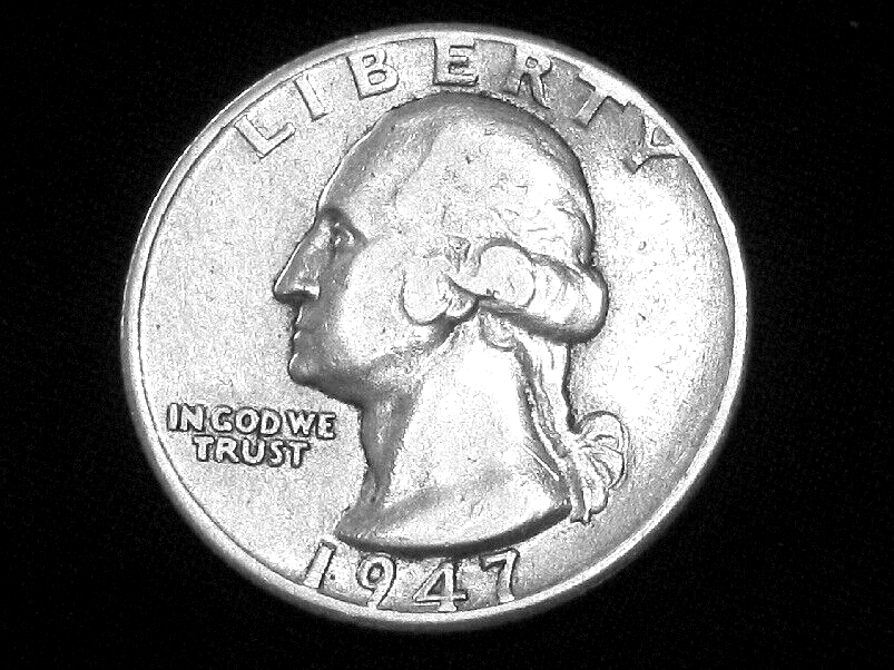 1947-D Washington Quarter --- Extra Fine +++