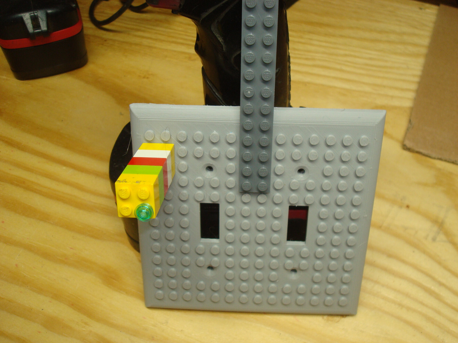 Light Switch Cover,Works COMPATIBLE with LEGO bricks, Wall Plate,toggle & rocker