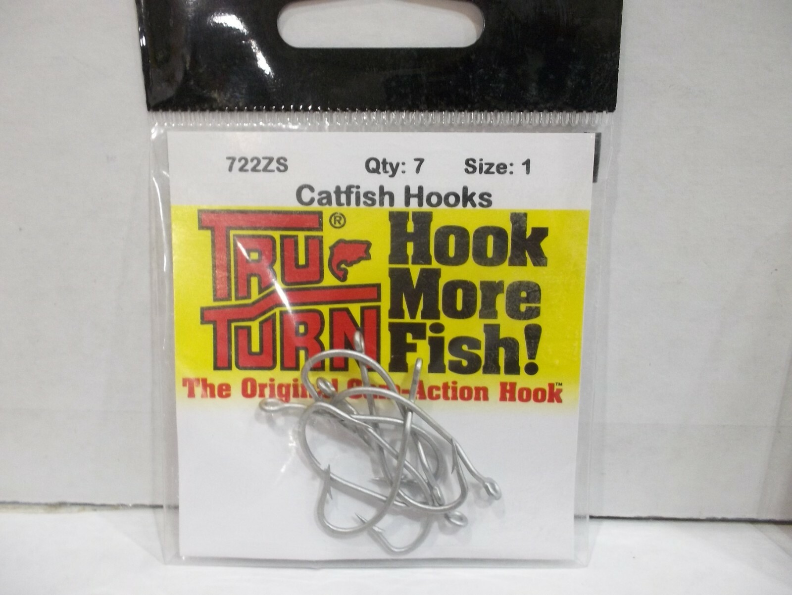 Tru Turn Catfish hooks 722ZS fishing hooks Made in USA choose your size!  NIP